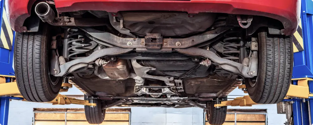 steering and suspension, Auto Repair in Colorado Springs, CO at Express Auto Repair. the undercarriage of a car