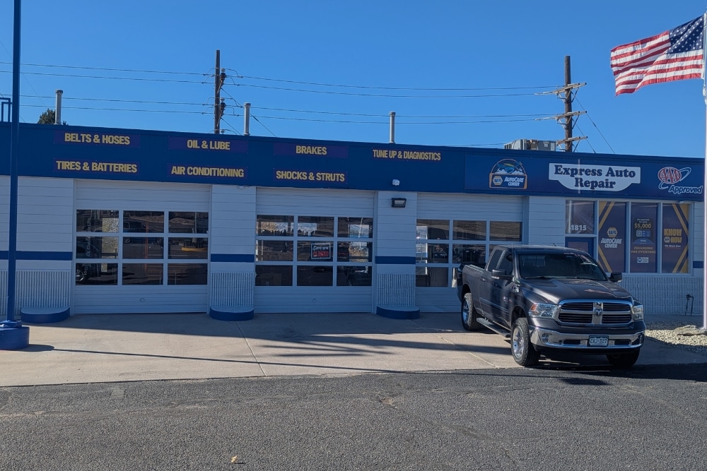 NAPA AutoCare Service in Briargate, AutoCare Service in Colorado Springs CO At Express Auto Repair. Express Auto Repair shop exterior on Briargate Blvd, Colorado Springs
